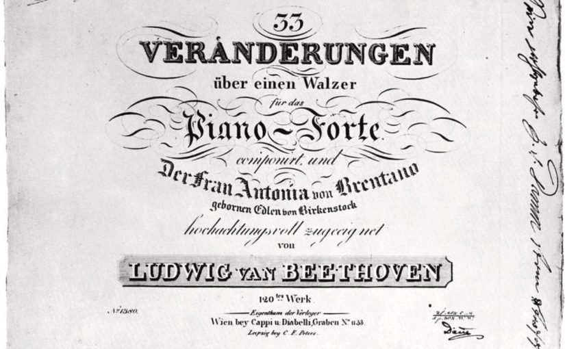 貝多芬(Beethoven, 1770~1827)：C大調狄亞貝里變奏曲(Diabelli Variations) Op. 120