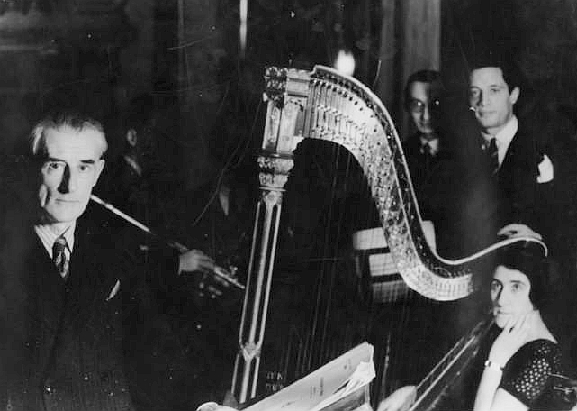 拉威爾(Ravel, 1875-1937)：為豎琴、長笛、單簧管與弦樂四重奏的序奏與快板(Introduction and Allegro for Harp, Flute, Clarinet and String Quartet)